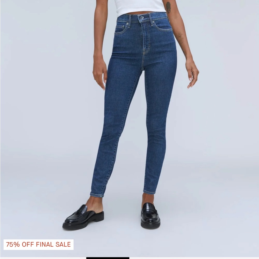 Everlane way high skinny jeans